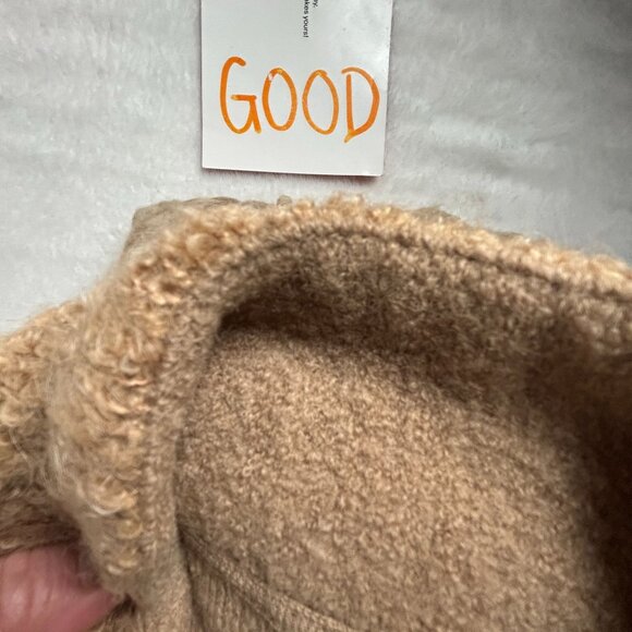 Anthropologie Moth Wool Cardigan Sweater Medium Pockets Button Front Cottagecore - Picture 13 of 13